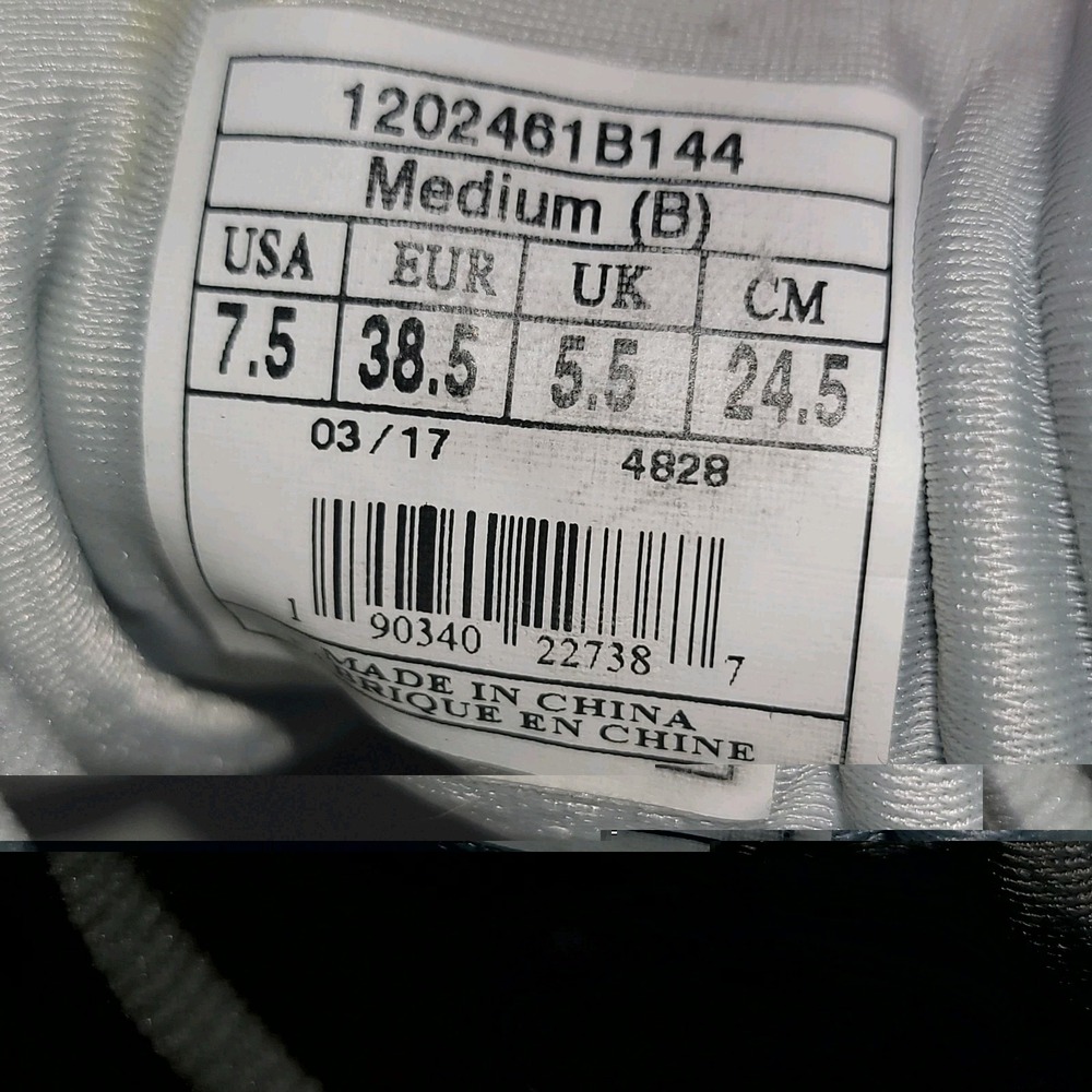 Brooks Ghost 10 Women's Size 7.5 B Running Shoes Silver White Running Shoes - Picture 11 of 12